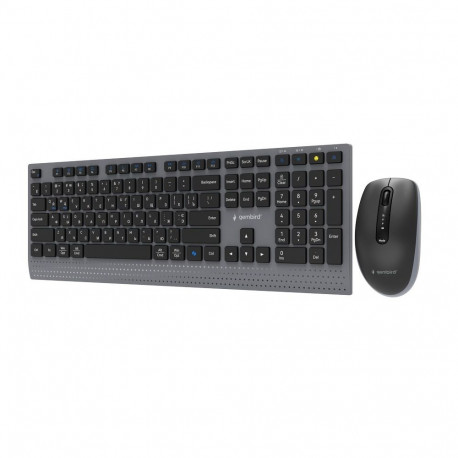 Keyboard and Mouse Set - GEMBIRD KBS-WPS-02-CYRL Dual-Mode RU Layout