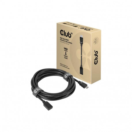 CLUB 3D kõrge kiirusega HDMI-pikenduskaabel 4K60HZ 5M/16.4FT isane/emane 26 AWG