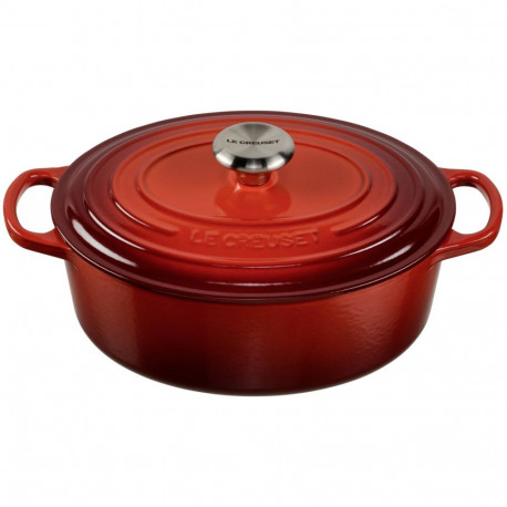 Le Creuset praadimisvorm Signature ovaalne 27cm, ahjupunane