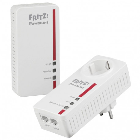 Powerline FRITZ! 1260E WLAN Set 1200 Mbit/s Ethernet LAN Wi-Fi White