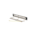 PATCH PANEL BLANK 12 PORT 1U 10" FTP FOR KEYSTONE MODULES BLACK LANBERG V2