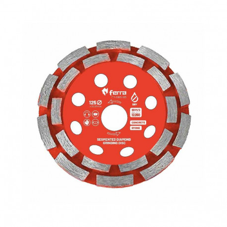 Ferra segmented diamond grinding disc 125x22,23mm