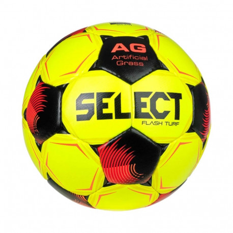 Piłka nożna Select FB Flash Turf v26 Fifa Basic 365.A1N żółto-czerwona 110056 5