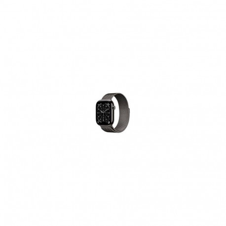 Apple Watch Series 11Â GPS + Cellular 46mmÂ Slate Titanium Case with Slate Milanese Loop - S/M