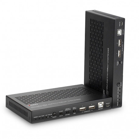 Lindy KVM-pikendaja 100m Cat.6A HDMI 4K60 heli IR ja RS-232 HDBaseT 3.0