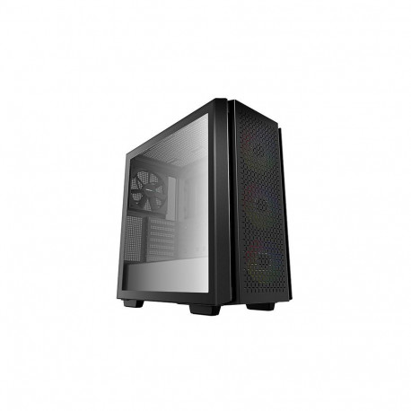 Deepcool MID TOWER CASE CG560 Side window, Black, Mid-Tower, Power supply included No