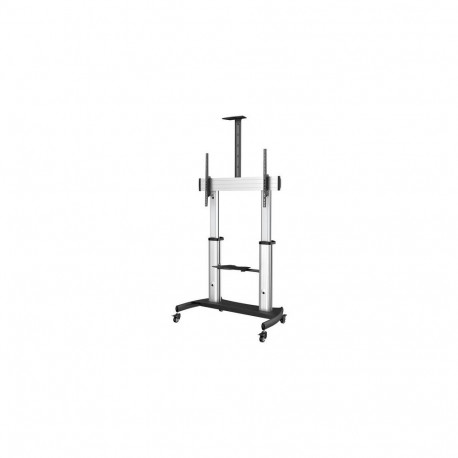 StarTech.com Mobile TV Stand - Heavy Duty TV Cart for 60-100" Display (100kg/220lb) - Height Ad