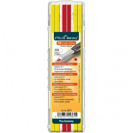 Pica BIG DRY Mines Set SUMMER HEAT yellow/red