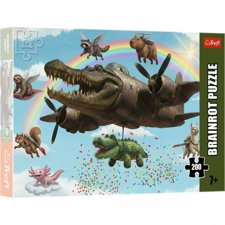 TREFL BRAINROT puzzle Bombardino Crocodilo, 200 pcs