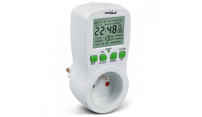 Timer switch - GreenBlue GB107 digital timer 16 programs