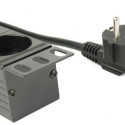 Rackmount power distribution unit (PDU), 8 FR sockets, 1U, 16A, 3m Schuko plug