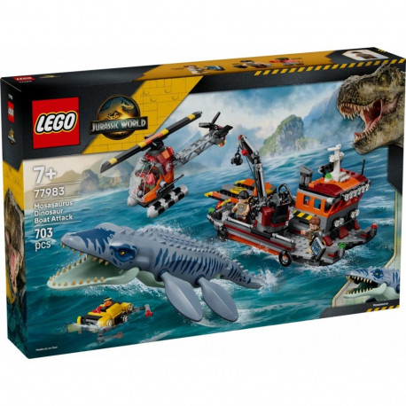 LEGO komplekt 77983 Jurassic World Mosasauruse paadi rünnak
