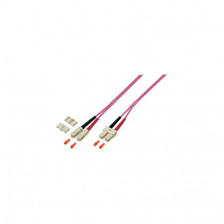 "EFB Duplex Patchkabel SC-SC 50/125 OM4 LSZH 3mm 0.5m violett"