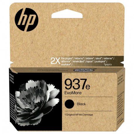 "HP 937e EvoMore Black Original Ink Cartridge Schwarz 2500Seiten"