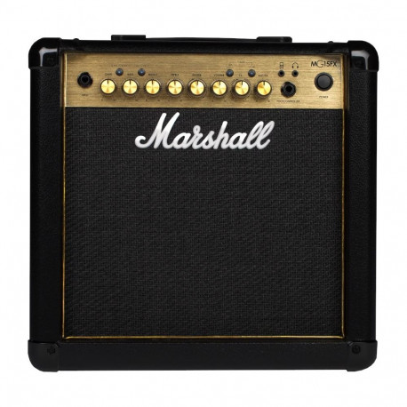 Marshall kitarrivõimendi MG15GFX 15W, kuldne