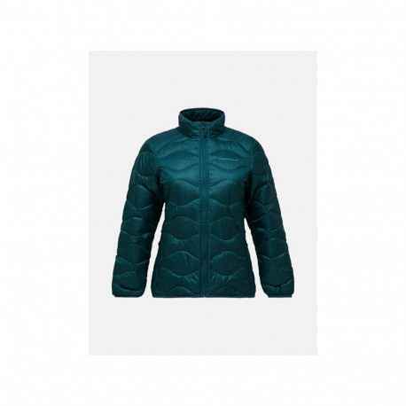 Kurtka damska puchowa PEAK PERFORMANCE W Helium Down Jacket kolor zielony - L