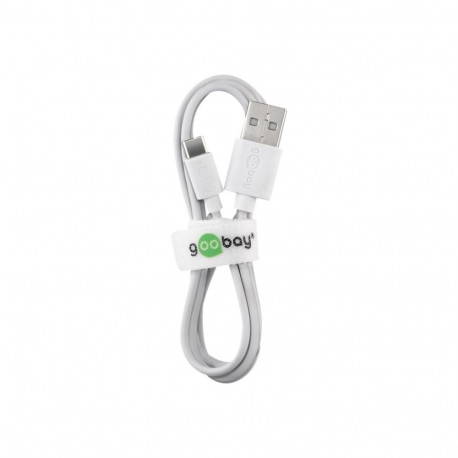Goobay USB-C laadimis- ja sünkroonimiskaabel, 1m | USB-A to USB-C