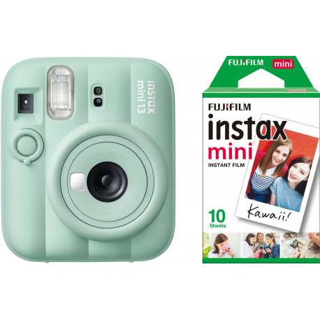 Fujifilm Instax Mini 13, lagoon green + film