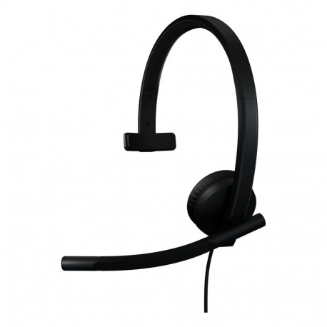 Logitech H570e Mono MS Teams Wired Headset USB-A, Black