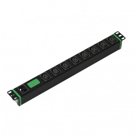 Easy Rack PDU, Basic, Horizontal, 1 Phase, 3.7kW, 230V, 16A, 8 x C13 outlets, IEC60320 C20 inlet