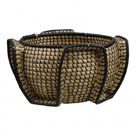 Korv MEDAN ø33x20 cm, looduslik/must