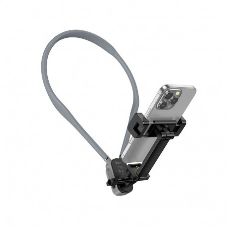 Neck universal phone holder Hoco K30 black gray