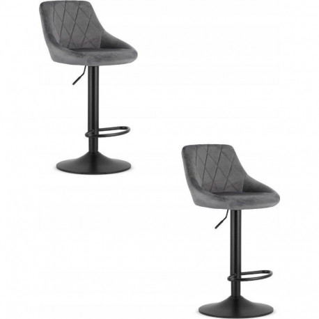 BAR CHAIR KAST GREY 85-105X36X34