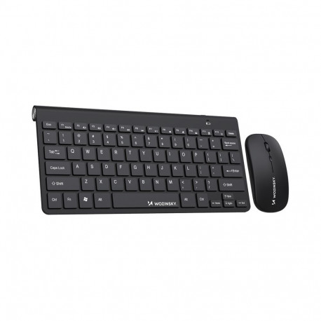 Wozinsky Wozinsky Wireless Keyboard + Compact Mouse Set - Black