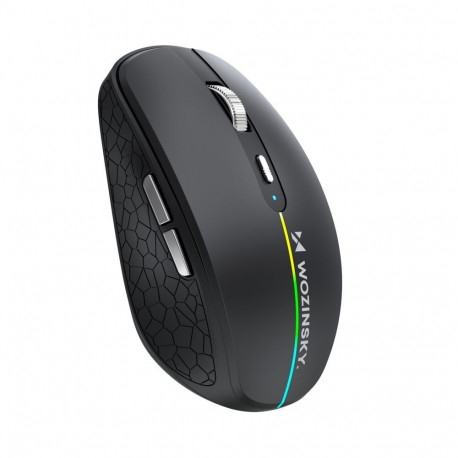 Wozinsky Wozinsky WMGK-1132 Wireless Mouse with RGB Backlight - Black