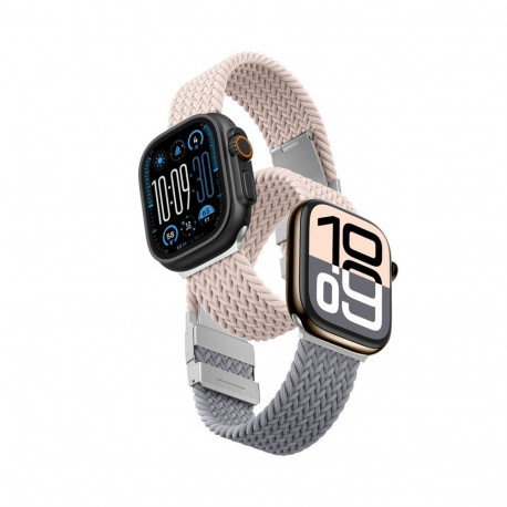 AmazingThing Set of 2 AmazingThing Blend Band for Apple Watch 45/46/49mm - Pink-Gray/Pink
