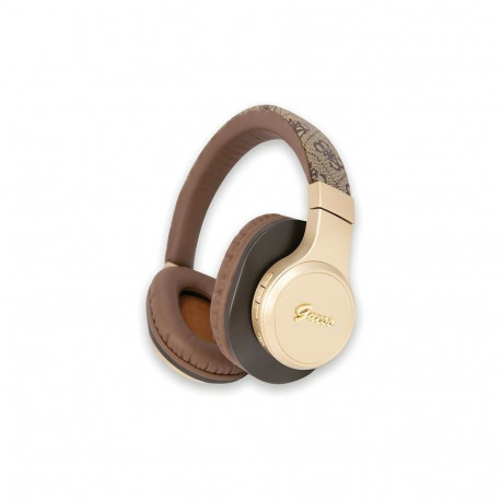 Guess Guess Bluetooth on-ear headphones GUBH604GEMW brown/brown 4G Script