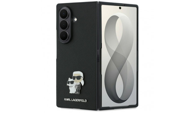 Karl Lagerfeld Karl Lagerfeld Saffiano Karl&Choupette Pin Case for Samsung Galaxy Z Fold 8 Ultra - B