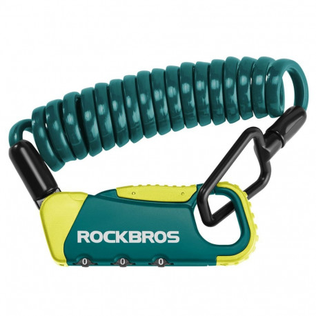 Rockbros Rockbros RBK6N Combination Bike Lock - Turquoise