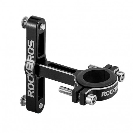 Rockbros Rockbros KS-416 Adjustable Aluminum Bottle Cage Adapter - Black