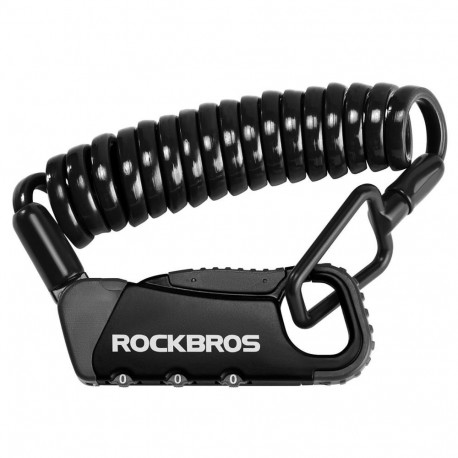 Rockbros Rockbros RBK6N Combination Bike Lock - Black