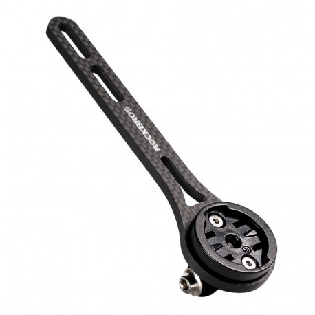 Rockbros Rockbros FK-307W Carbon Fiber Bike Computer Mount - Black