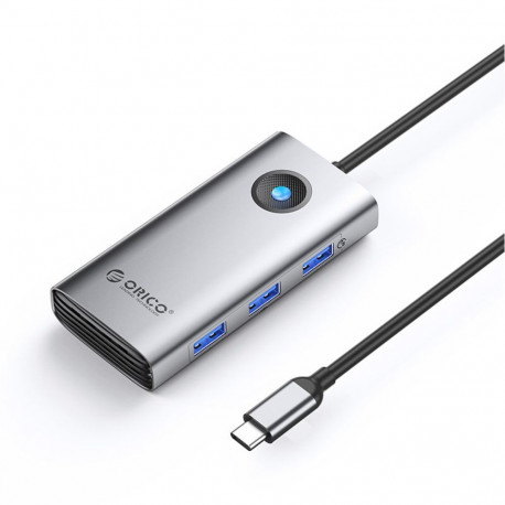 Orico Orico PW11 6in1 USB-C Docking Station 3x USB-A 3.0 1x USB-C 3.0 1x USB-C PD 100 W 1x HDMI 4K 3