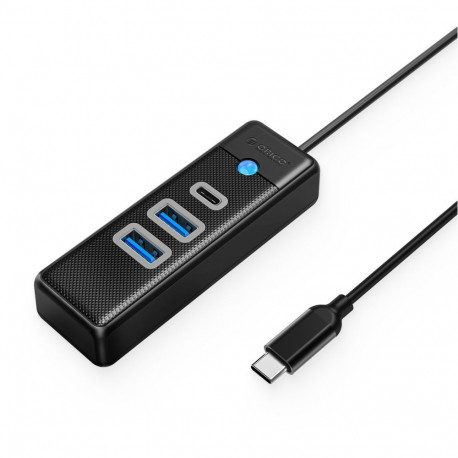 Orico Orico PWC2U-C3 3-port USB hub 2x USB-A 3.0 1x USB-C 3.0 0.5 m - black