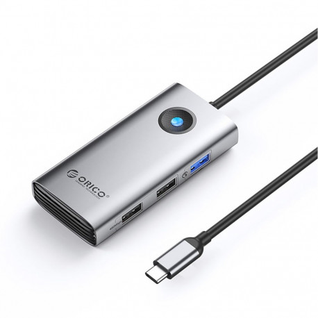 Orico Orico PW11-5P USB-C Hub Docking Station 1x USB-A 3.0 + 2x USB-A 2.0 + 1x USB-C PD + 1x HDMI - 