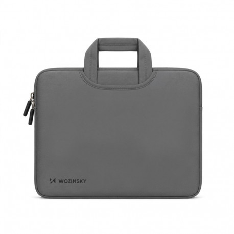 Wozinsky Wozinsky WNT-13G 13-14" Laptop Bag with Retractable Neoprene Handle - Gray