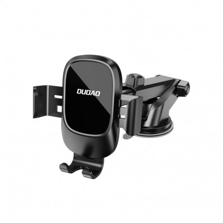 Dudao Dudao F5N+ gravity car holder with suction cup for windshield or dashboard - black