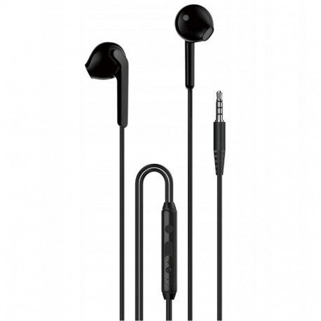 Dudao Dudao X3 in-ear headphones, wired, mini jack 3.5mm - black