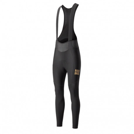 Rockbros Rockbros YDCK012-1 Long Fleece Bib Tights with Pad Size S - Black