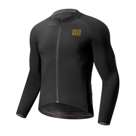 Rockbros Rockbros YDWT020 Diamond Cycling Jersey Spring/Autumn/Winter Size XS - Black