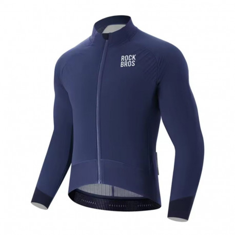 Rockbros Rockbros YDWT014 Winter Fleece Double Layer Cycling Jacket Size XXL - Blue