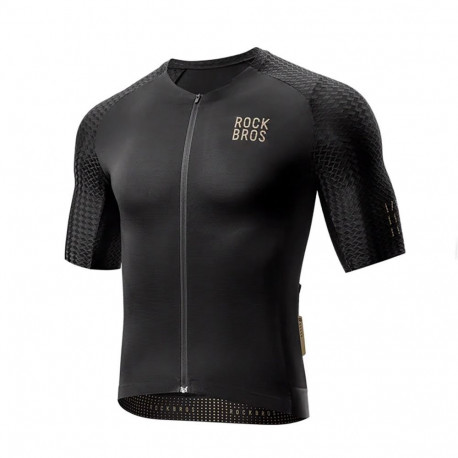 Rockbros Rockbros YDDX011 Diamond Short Sleeve Cycling Jersey Size XXS - Black