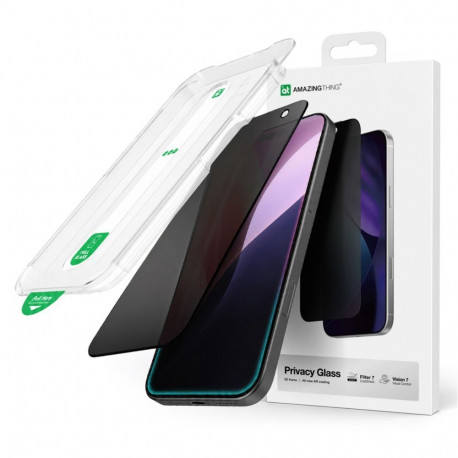 AmazingThing AmazingThing Titan Vision 7 Tempered Glass for iPhone 17 Pro Max Privacy