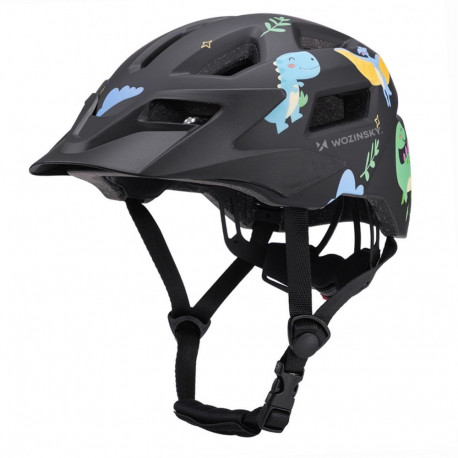 Wozinsky Wozinsky Children's MTB Bike Helmet with Detachable Visor XS - Black