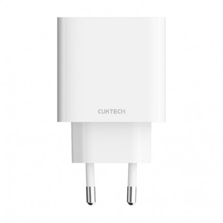 Cuktech Cuktech A19 30W USB-A + USB-C Wall Charger - White