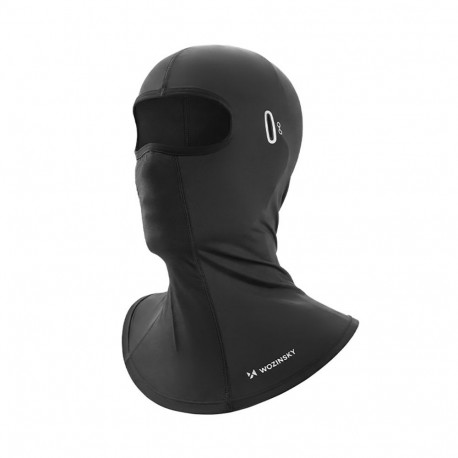 Wozinsky Wozinsky WKM-02B Balaclava Face Mask Motorcycle Bicycle Balaclava with Glasses Holes - Blac